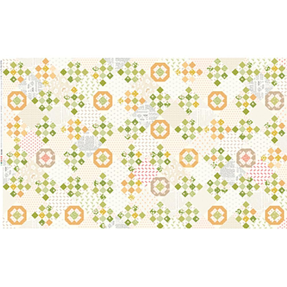 Cheater Panel Moda Fabrics Summers End Fig Tree Co Cloud Multi Summers End Cheater ...