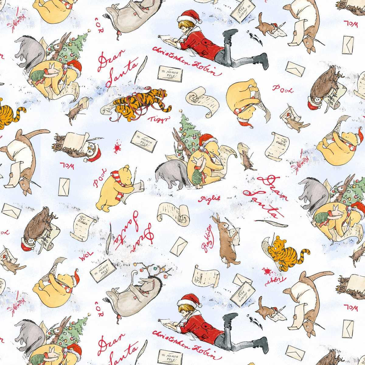 Studio E Fabrics Christmas at Pooh Corner Minky W.A. Dodge Dear
