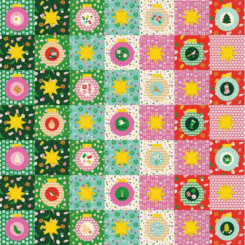 その他 rosymonster happy motif quilting tops BK Moda Fabrics Merry Happy Ruby Star Society Merry Happy Quilt Kit