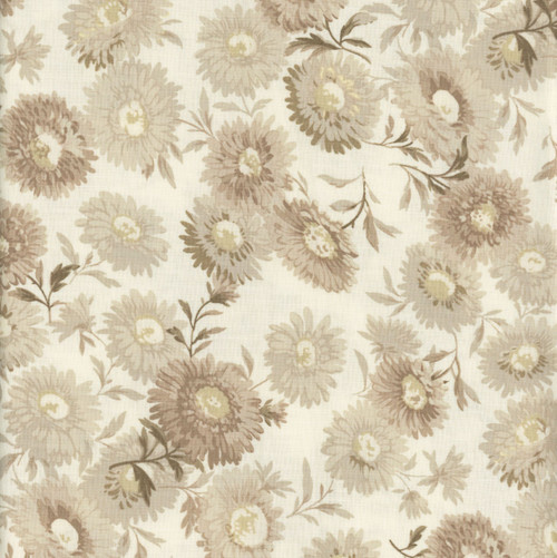 Andover Fabrics Wildflower Cottage Renee Nanneman Brown Cream