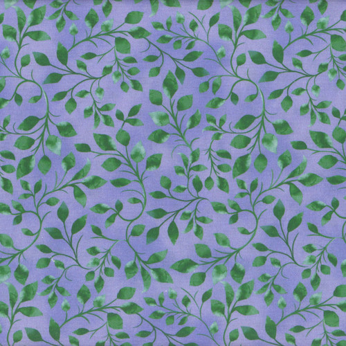 Windham Fabrics Violeta Whistler Studios Periwinkle Blue Purple Climbing Vine