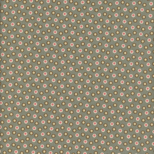 Andover Fabrics Jingle Bell by Laundry Basket Quilts Beads Vintage Blue