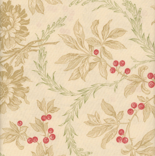 Andover Fabrics Jingle Bell by Laundry Basket Quilts Embroidery Holly