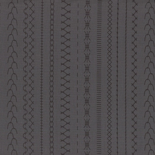 Andover Fabrics Jinny by Alison Glass Crazed Charcoal