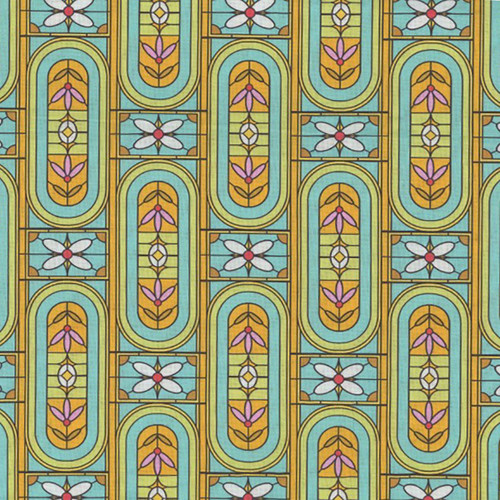 Andover Fabrics Jinny Alison Glass 108 Inch Wide Quilt Backing Stained Mint