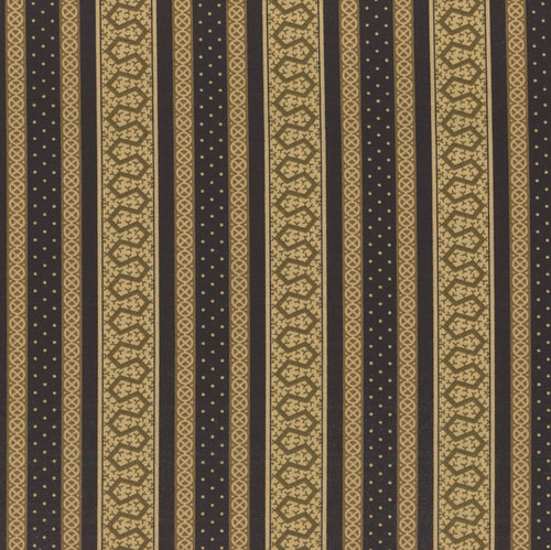 Andover Fabrics Madison Manor Revisited by Jo Morton Thorn Stripe Black