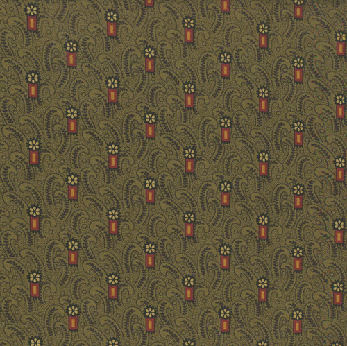 Andover Fabrics Madison Manor Revisited by Jo Morton Firecracker Green