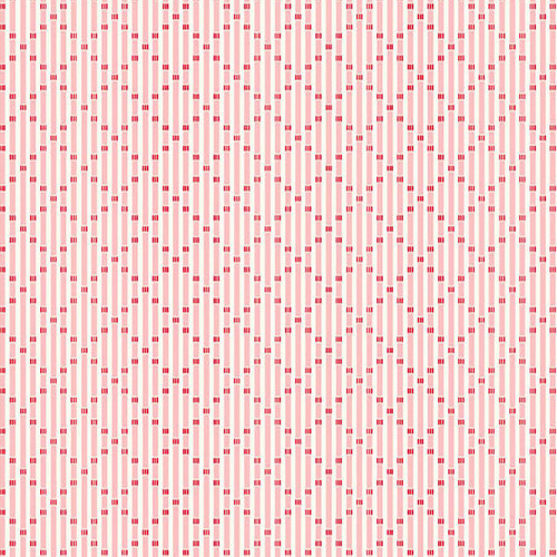 Andover Fabrics Snowberry Lattice Stripe Blush Pink