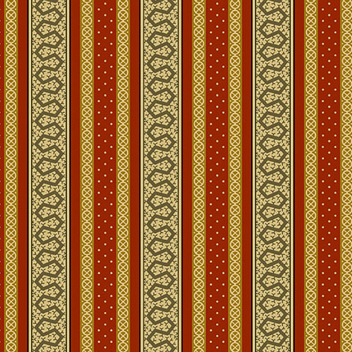 Andover Fabrics Madison Manor Revisited by Jo Morton Thorn Stripe Red