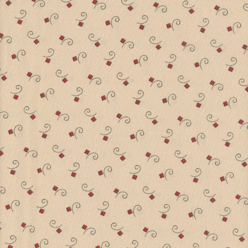 Andover Fabrics Madison Manor Revisited by Jo Morton Square Curl Cream