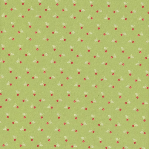 Andover Fabrics Snowberry Snowberry Spruce Green