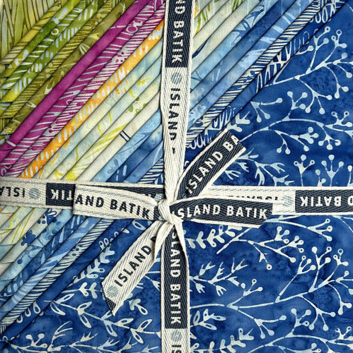 Lumin Fabrics Island Batik Meadow Brook Batiks 10 Inch Squares
