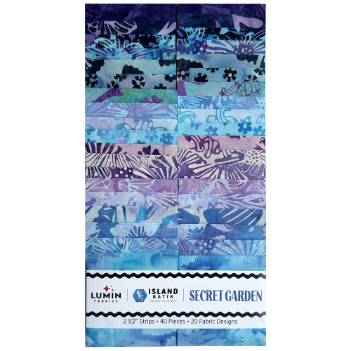Lumin Fabrics Island Batik Secret Garden Batiks 2.5 Inch Strips