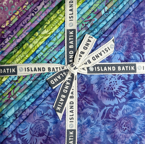 Lumin Fabrics Island Batik Springtime Bouquet Batiks 10 Inch Squares