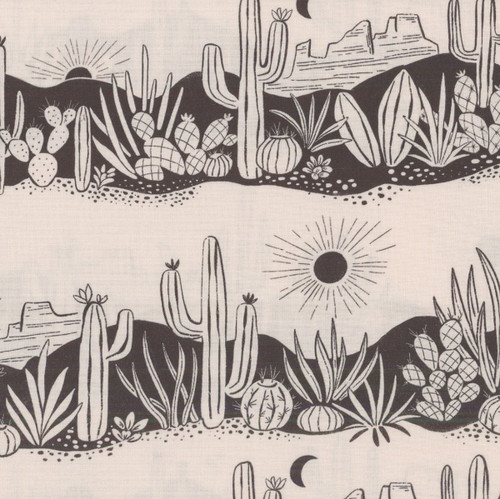 Dear Stella Fabrics Wild And Free Fay Nye Desert View Dawn Pink