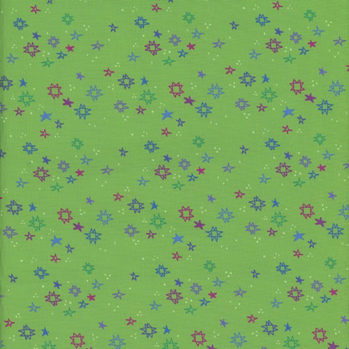 Dear Stella Fabrics Quiltstellation Pammie Jane Quiltstellation Virgo Green