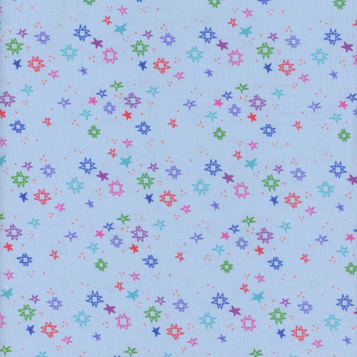 Dear Stella Fabrics Quiltstellation Pammie Jane Quiltstellation Gemini Blue