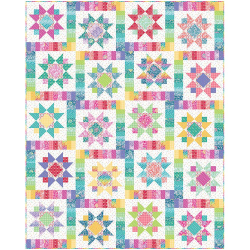 Riley Blake Chasing Rainbows Leslie Ryan Aurelia Quilt Kit