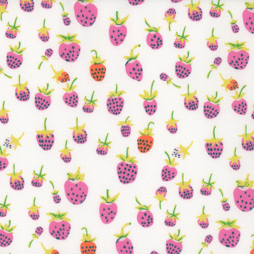 Windham Fabrics Heather Ross Favorites Blush Pink Strawberries