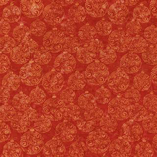 Riley Blake Fabrics Christmas Batiks Express Yourself! Holiday Sparkle Salsa Red Orange