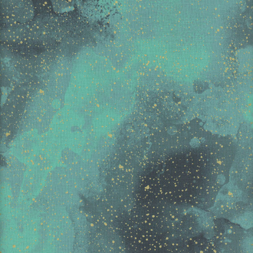 Timeless Treasures Fabrics Endless Sky Sparkle Sky Jade Green
