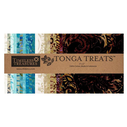 Timeless Treasures Fabrics Cabo Tonga Batiks Charm Squares 42 Five Inch Cabo