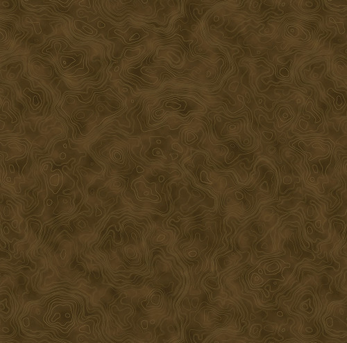 Timeless Treasures Fabrics Above and Beyond Topography Map Brown