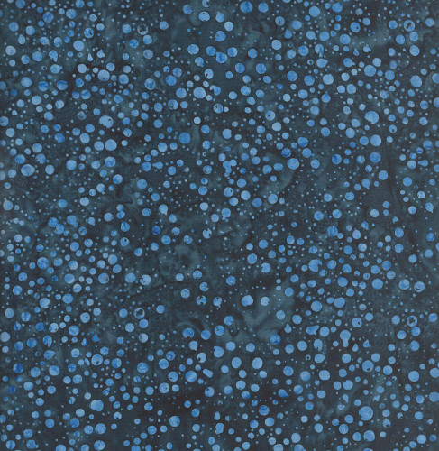 Timeless Treasures Fabrics Misty Beaches Tonga Batiks Floating Pearls Deep Blue