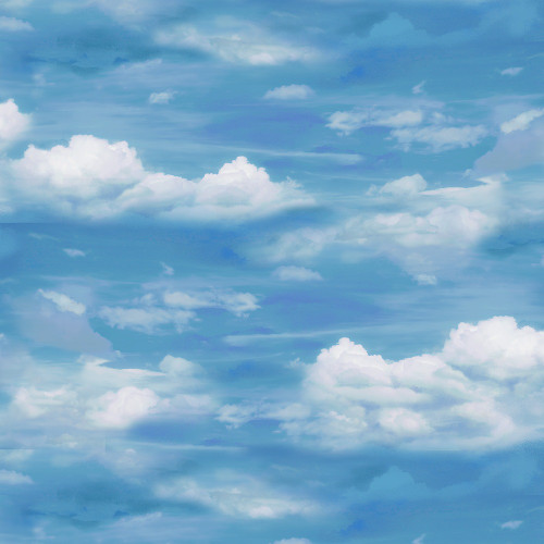 Timeless Treasures Fabrics Wild Mane Blue Sky Blue