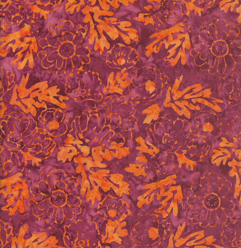 Timeless Treasures Fabrics Painted Canyon Tonga Batiks Harvest Floral Sonoma