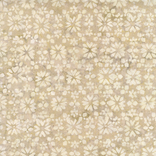 Timeless Treasures Fabrics Cabo Tonga Batiks Tropic Buds Beige Brown Cream