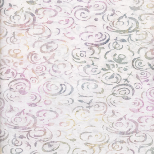 Timeless Treasures Fabrics Cosmic Tonga Batiks Water Swirls Thistle Purple