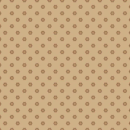 Marcus Fabrics Life on the Prairie Little House on the Prairie Pam Buda Brown Flower Pop