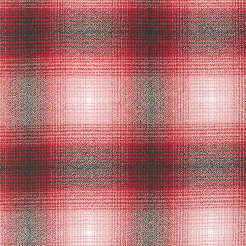Robert Kaufman Mammoth Flannel Red Optic Multi Plaid