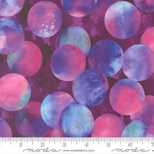 Moda Fabrics Gradients Gallery Moda Candescent Dots  Purple Pink