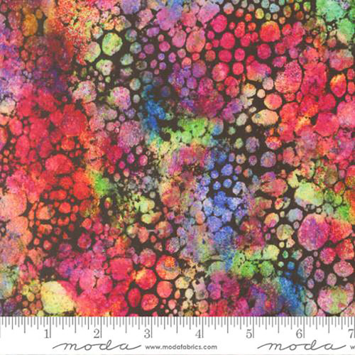 Moda Fabrics Gradients Gallery Moda Micro Pigments   Multi Pink Red Blue Green