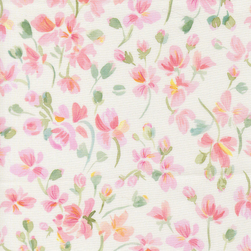 Moda Fabrics Fleur The Love Create Joy Project Swoonworthy Floral Cloud Multi