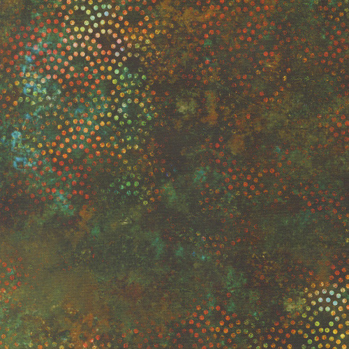 Moda Fabrics Tranquil Patina Debbie Maddy Drishti Dot Teal Blue