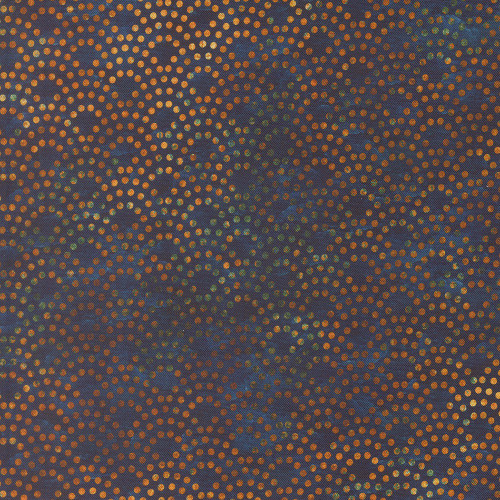 Moda Fabrics Tranquil Patina Debbie Maddy Drishti Dot Midnight Blue
