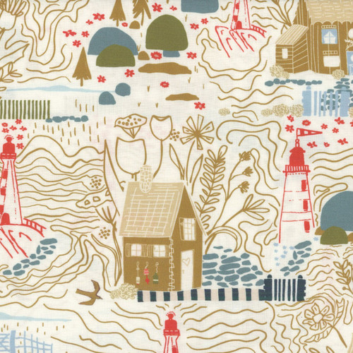 Windham Fabrics Rocky Coast Inverness Ivory Cream