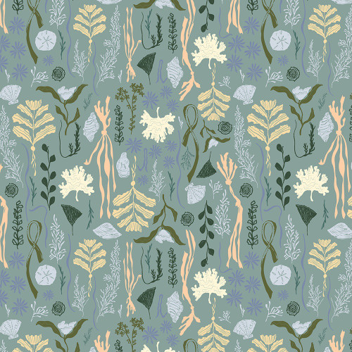 Windham Fabrics Rocky Coast Tidelands Lake Blue