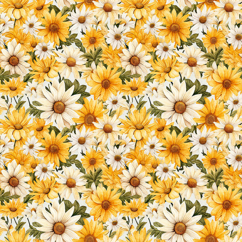 Quilting Treasures Fabrics Daisy Delights Dan Morris Packed Daisies Green
