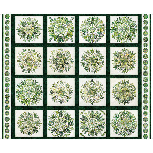 Quilting Treasures Fabrics Sylvan Essence Botanical Picture Patches Forest
