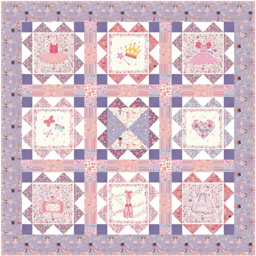 Andover Fabrics Dance Class Makower UK Dance Class Quilt Kit