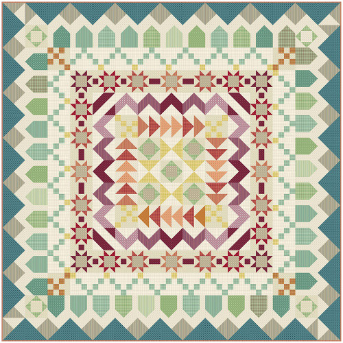 Andover Fabrics Quiltessential Minis Laundry Basket Quilts Tennessee Quilt Kit