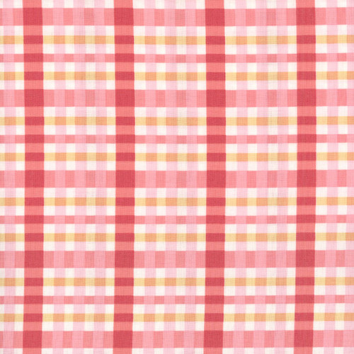 Andover Fabrics Sparrow Falls Michael Nardi Check Cinnamon Red