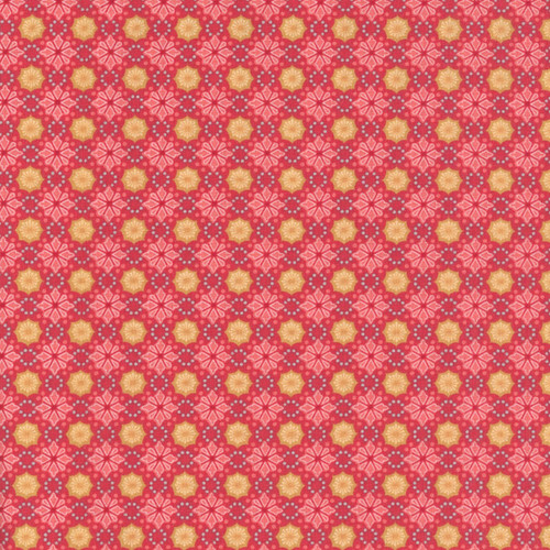 Andover Fabrics Sparrow Falls Michael Nardi Seed Cinnamon Red