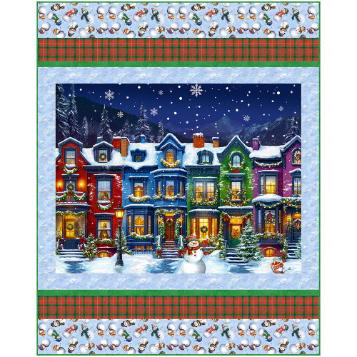 Windham Fabrics Winter Wonder Christmas Row Quilt Kit