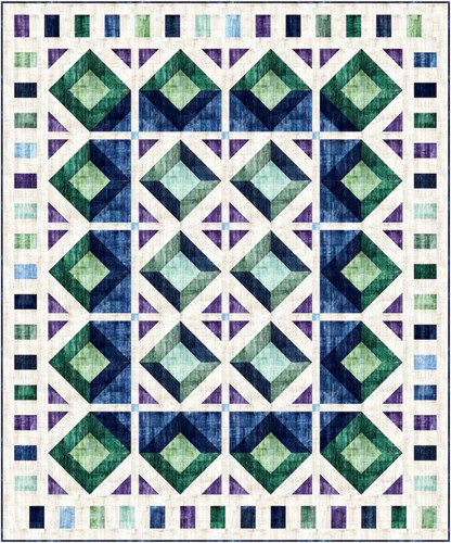 <p>Quilting Treasures Wooden Puzzle Box Digital Quilt Top</p>