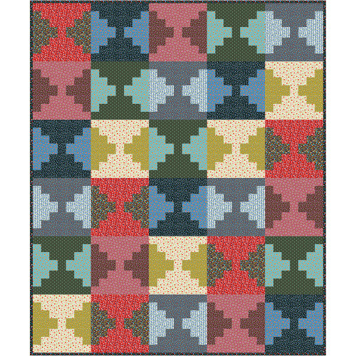 <p>Windham Fabrics Pocket Posies Throwback Quilt Kit</p>